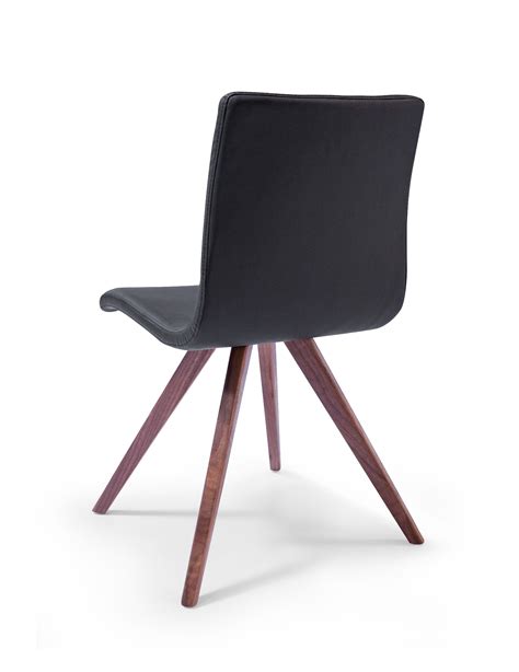 Buy Whiteline Modern Living Black Olga Contemporary Faux Leather Dining ...