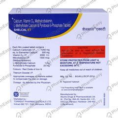 Shelcal Xt Strip Of 15 Tablets: Uses, Side Effects, Price & Dosage ...