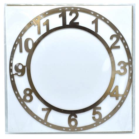 Acrylic clock frame number COPPER 8 inch