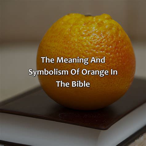 What Does Orange Symbolize at James Glassop blog