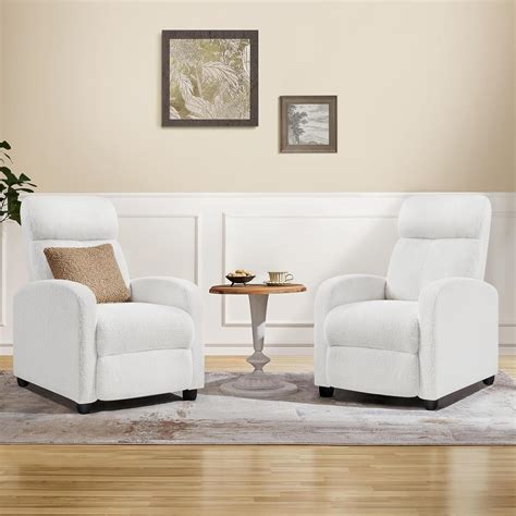 Yaheetech 2-Seat Boucle Pushback Recliner Chair India | Ubuy