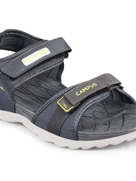 Buy Sandals For Men: Gc-22107-D-Gry-F-Grn | Campus Shoes