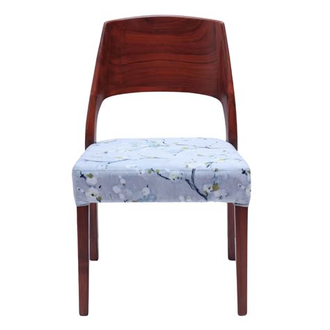 Elevate Teak Wood Dining Chair (Brown Grey) – DZYN Furnitures