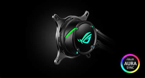 ASUS ROG Strix LC 240 RGB AIO Liquid CPU Cooler 240mm Radiator, Dual ...