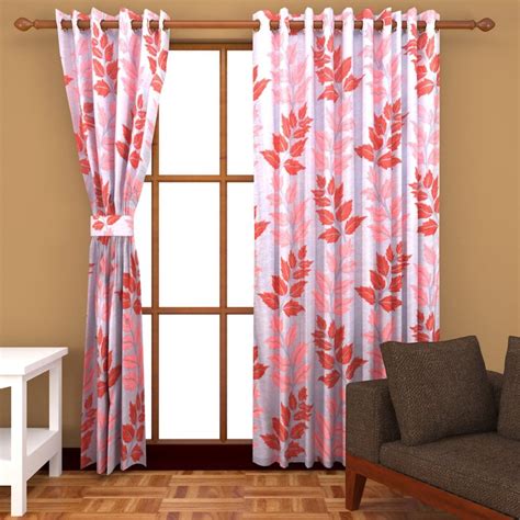 Buy Home Fantasy Floral Door Curtain-Multi Color (Set Of 4) Online at ...