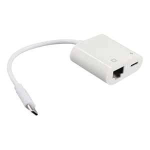 Lancemates USB C Ethernet Adapter - 100Mbps Wired Network Converter for ...