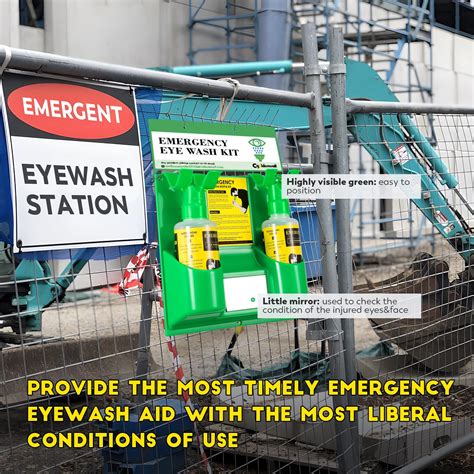Snapklik.com : CGOLDENWALL Emergency Eye Wash Station Portable Eyewash ...
