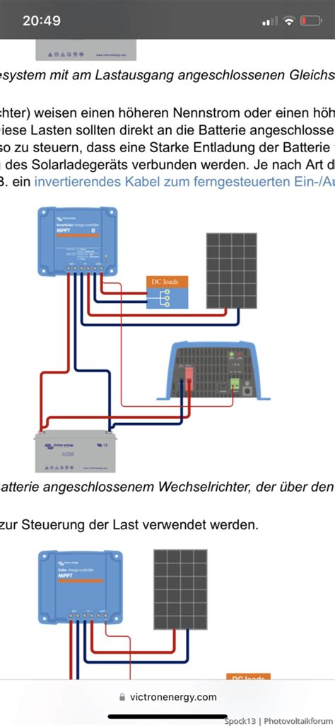 Wie den Victron Inverter korrekt anschließen? Lasttrennung - PV-Anlage ...