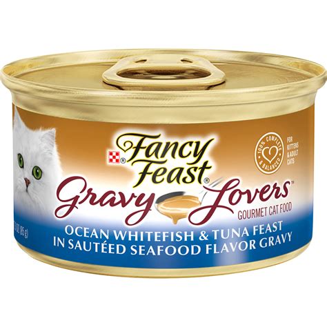 Buy Purina Fancy Feast Gravy Lovers Ocean Whitefish and Tuna Feast ...