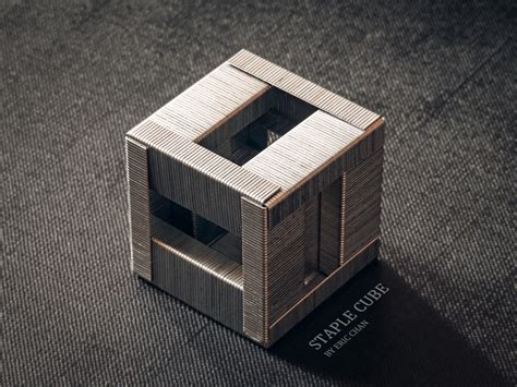Image result for Stapler Pin Cube Tutorial