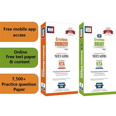 Buy Errorless Biology & Chemistry NEET & AIIMS, 2019 Combo Pack ...