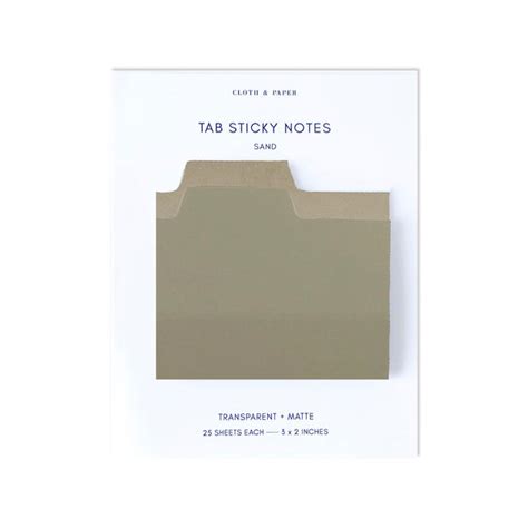 Sand Tab Sticky Note Set – The Paper Company India