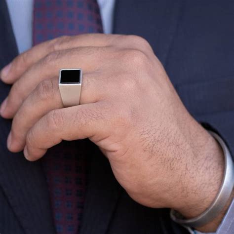 Black Ring For Men - Buy Black Ring For Men online at Best Prices in ...