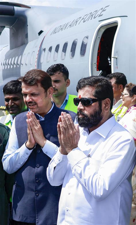 As IAF aircraft lands at Navi Mumbai airport, Shinde says Mahayuti ...