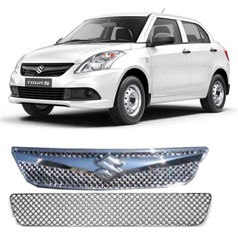 Chrome Front Grill For Maruti Suzuki Swift Dzire Tour S/Taxi (2015-2018 ...
