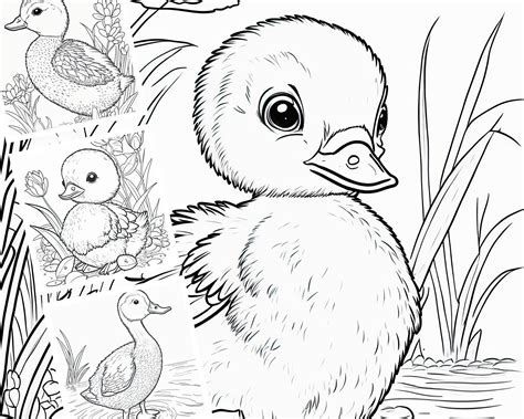 Duckling Coloring Page
