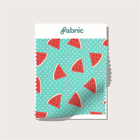 Watermelon Splash Digital Print Pure Cotton Cambric Fabric – Fabnic