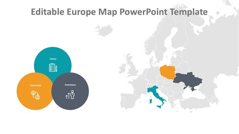Europe Map PowerPoint 的图像结果
