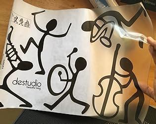 Buy DeStudio 'Enjoying Party' Wall Sticker (Thin Matte Finish PVC Vinyl ...