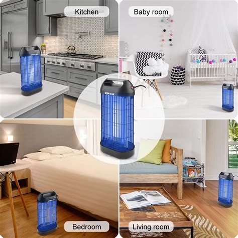 Buy ROVLAK Fly Zapper Indoor Electric Mosquito Killer Lamp 18W UV Tubes ...