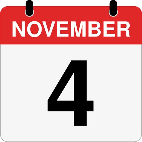 How Many Days Until November 4th? - Inch Calculator