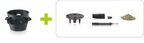 CASCADINO Color Single hanging planter pistachio All-in-One Set