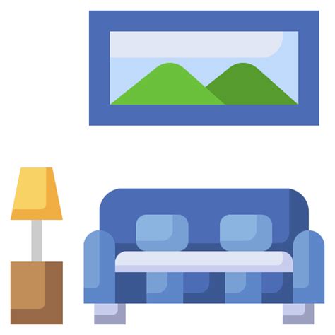 Living room - Free furniture and household icons