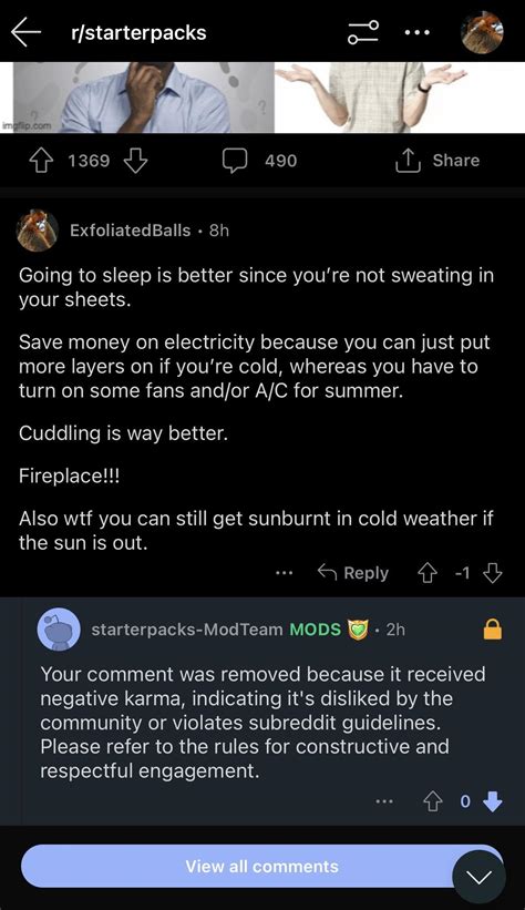 I made points about ways winter is better than summer. : r/notinteresting
