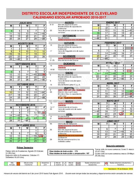 Academic Calendar Cleveland State