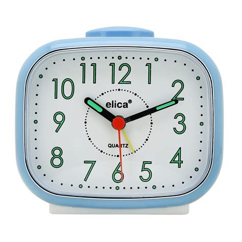 Buy Elica Time Piece Beep Alarm Clock (Loudest Sound) (Sky Blue ...