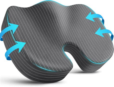 Buy KoolCushy Seat Cushion, Striped Office Chair Cushion, Car Seat ...