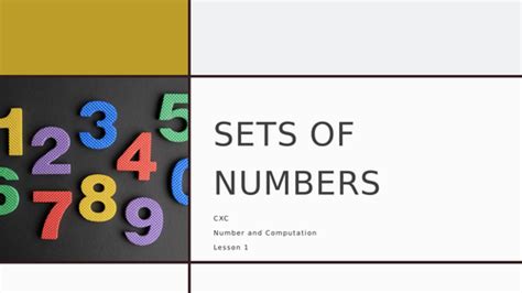 Image result for Set Numbers Mathematics