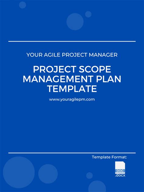Image result for Project Scope Plan Template