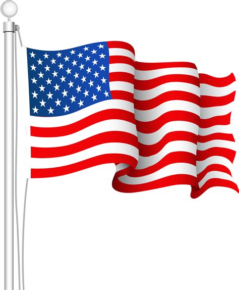 USA Flag PNG Images Transparent Background