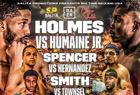 Ardreal Holmes vs Edwine Humaine Jr Undercard - Full Fight Card List ...