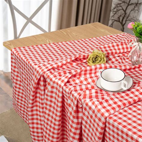 Red Checkered Table Cloth Red & White Gingham Table Cloths Sweetpea
