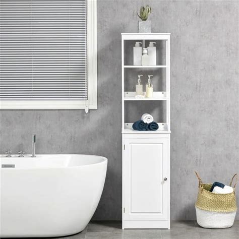MINKUROW Bathroom Storage Cabinet,Slim Tall Cabinet,Narrow Floor ...