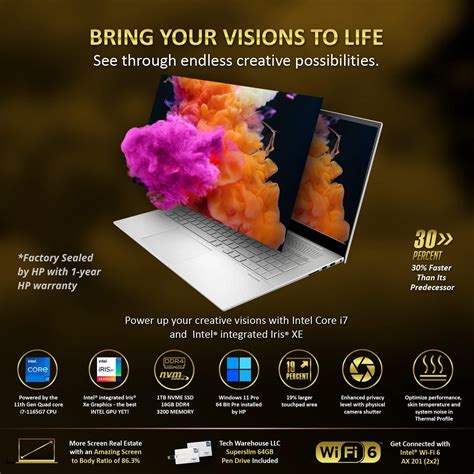Buy HP Envy 17T 2021,i7-1165G7 11th Gen Quad Core,16GB RAM,1 TB NVMe ...
