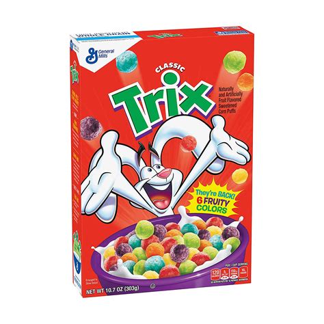 Buy Cereal Online in India | Trix, Fruit Flavored Corn Puffs Cereal - 303G