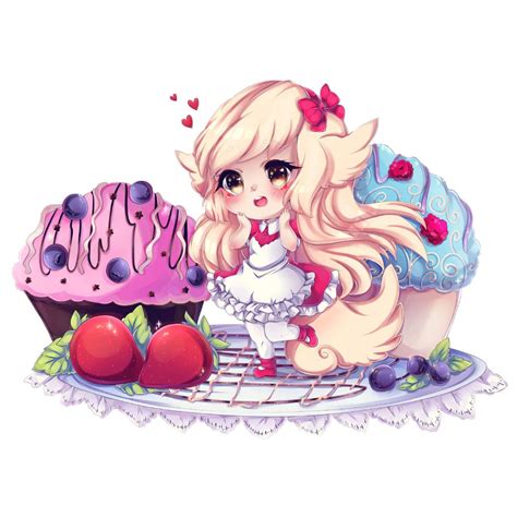 Wall sticker La Doll Blanch - Chibi Belle | wall-art.com