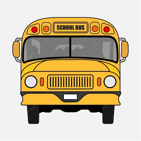 School bus vector icon1 | Premium Vector