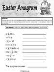 Easter Anagrams fot Kids