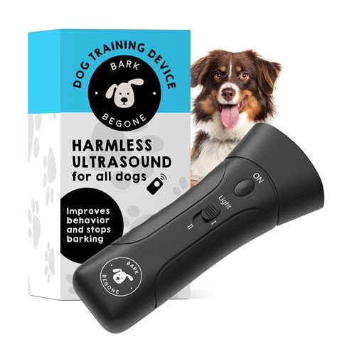 Bark Begone 2023 Ultrasonic Dog Bark Deterrent & Behavior Corrector ...