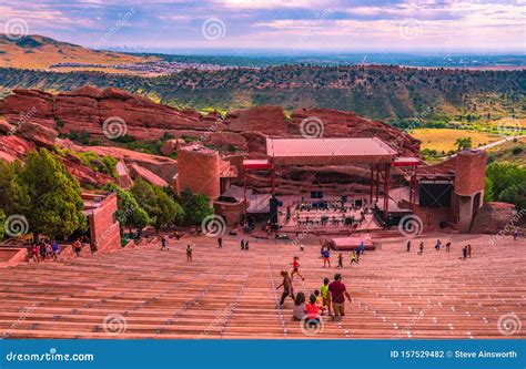 Iconic Red Rocks Park Mountain Amphitheatre Editorial Photography ...