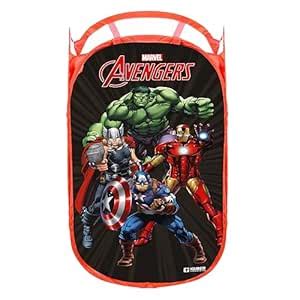 Kuber Industries Marvel Avengers Laundry Basket | Net Foldable Laundry ...
