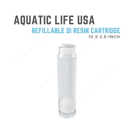 Aquatic Life RO Classic 10 Inch Refillable DI Resin Cartridge