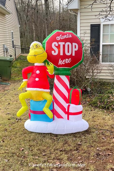 Grinch Outdoor Christmas Decorations