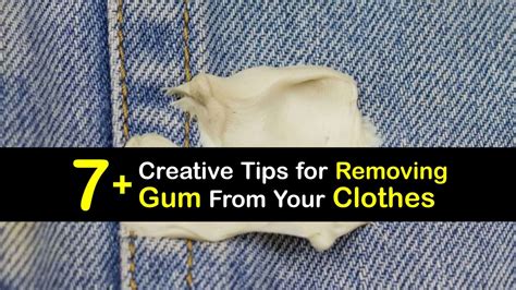 Gum Stain Care - Awesome Tips for Getting Gum Out of Clothes