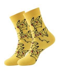 pokemon 1 Pair Men's Interesting Personalized Cartoon Cute Multi-Color ...