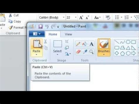 Copy/Paste Tutorial Microsoft Word 2010 的图像结果